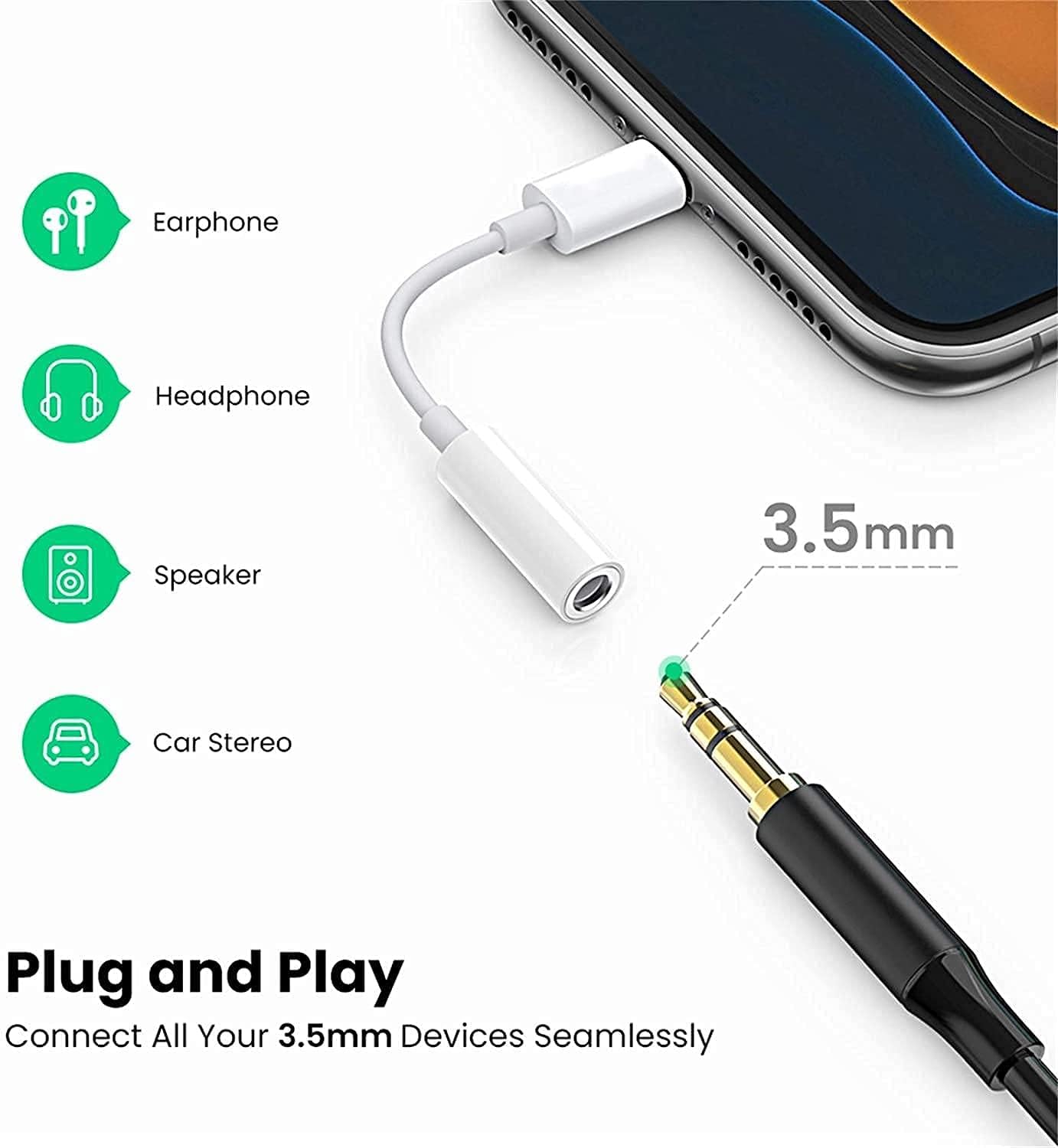 Lightning, 3.5mm Audio Jack