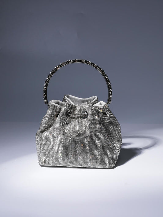 Mattea Crystal Embellished Bucket